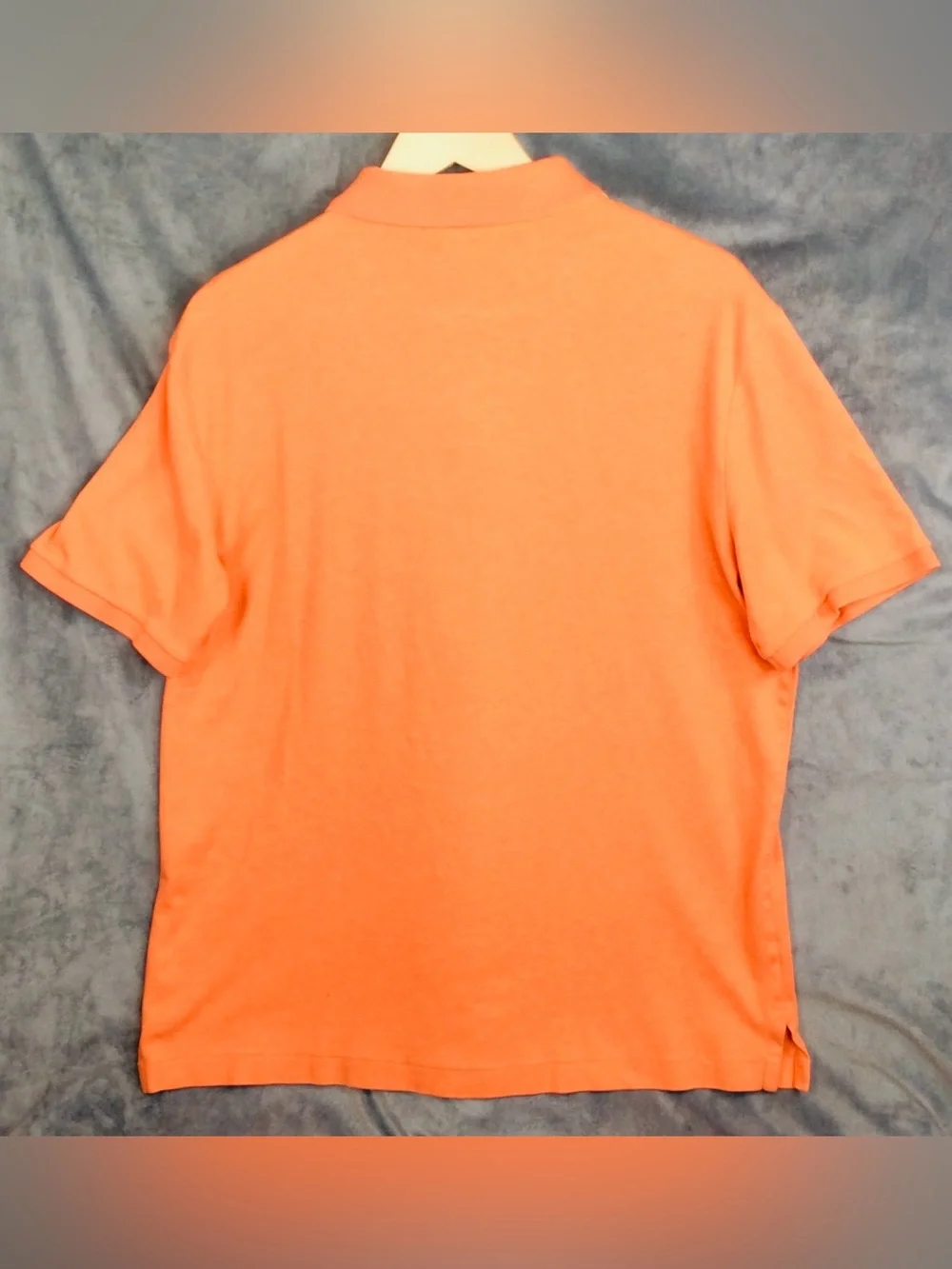 Ralph Lauren Men’s Coral Orange Polo Shirt with Embroidered Pony
